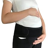 Rareal(レアリアル) マタニティベルト 妊婦帯 腹帯 マタニティガードル 産前 産後 ダブルベルト フィット (ブラック)