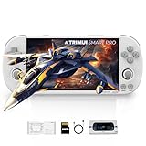 Levhorzn Trimui Smart Pro ハンドヘルドゲームコンソール レトロな手持ちビデオゲーム機 64G/256G TFカード付き 5インチ画面ポータブル - ホワイト 64GB