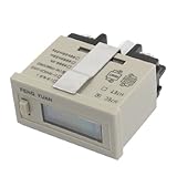 uxcell 電子カウンター AC 220V 0 - 999999 レンジ リセッタ デジタル