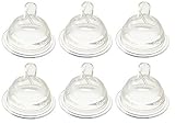 Playtex 6 Pack Drop-Ins NaturaLatch Silicone Nipple, Medium Flow by Playtex [並行輸入品]