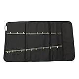 WINOMO Tool Roll Bag Pouch Organizer 22-Pocket for Wrench Socket Screwdriver (Black) [並行輸入品]