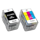詰め替えインクカートリッジBC-345/346 BC-310/311キヤノン用ink 2個セット BC-345/310XLブラック1個+BC-346/311XLカラー1個 PIXUS MP493 MP490 MP480 MP280 MP270 MX420 MX350 iP2700 TS3130S TS3130 TS203 TR4530用増量版