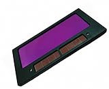 【Amateras】溶接面をグレードアップ！ 液晶式 自動遮光 交換レンズ 太陽電池 電池不要 汎用 サイズ　建設現場　自動車板金　あらゆる作業現場　対応 【AM136】