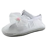 Nursery Rhyme Flow Flower ベビー 米国 0-6 Months ホワイト バレエシューズ [並行輸入品]
