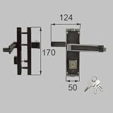 LIXIL 新日軽 エクステリア 門扉フェンス用部品 把手(とって) G型 掛け側セット