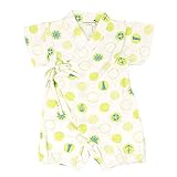 （アンパサンド） AMPERSAND Boy'sマリンドット総柄カットソー甚平ロンパス 70 キナリ