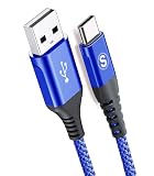 USB Type C ケーブル【1M/1本セット,急速充電】Sweguard タイプc ケーブル USB C iPhone 17 16/iPhone15 充電器 Type-c アイフォン15/いphone15 pro Max,iPad Pro,Samsung Galaxy S26/S25/S24/S23/S22,Sony,Xiaomi,Pixel,usb type-c機器と互換性があり(青)