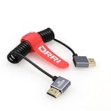 DRRI 8K/60Hz 4K/120Hz 2.1 HDMI - HDMIケーブル Sonys a7IV FX3 A7R-V Z-cam F6 Canon C100 C300 C500 - Portkeys SmallHD用