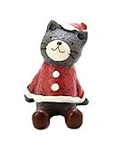 工芸品 ガーデンオーナメント インテリア 置物 飾りテープ ホーム装飾品 結婚祝いに 誕生日 クリスマス ギフト 創造的 （キャット）