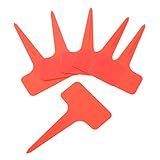 50枚入り 園芸ラベル 植物タグ マーカー T型 プラスチック製 保育園 ガーデニング 植物