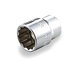 トネ(TONE) ソケット(12角) HP3D-17.5 差込角9.5mm 二面幅17.5mm