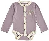 Finn+Emma フィン&エマ 長袖ロンパース オーガニックコットン100% 6-9ヶ月 フラワー G01-0201d6-9 Dark Purple