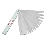 uxcell 隙間ゲージ　シックネスゲージ　ブレードギャップの測定　17枚組　すきまゲージ　0.02-1mm