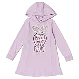 メゾピアノ（mezzo piano） 【Web限定】リボンカチューシャロゴデザイン裏毛ワンピース【ラベンダー/130】