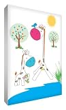 Feel Good Art Thick Nursery Box Canvas Cute Giraffe Design (A2) by Feel Good Art