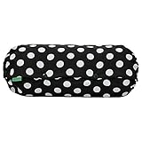 acortile(アコルティーレ) 抱っこひも収納カバー M 日本製 【黒ドットM×ブラック】 90日保証 リバーシブル 裏生地ブラック シッカリ生地