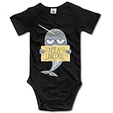 I M Not A Unicorn Narwhal 赤ちゃんの半袖カバーオール赤ちゃんの下着新生児の男の子の下着
