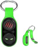 マグネットとフィジェット チェス ピース マグネット バックル、ポップアップ キー チェーンを押すと、若者の不安が解消されます (濃い緑色)