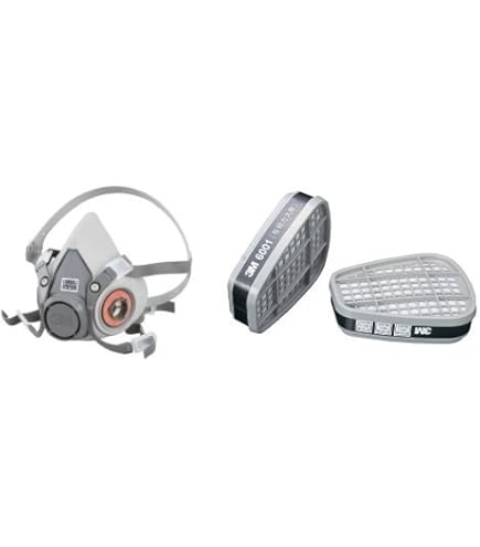 Amazon | 3M 防毒マスク 半面形面体 6000 スモール 国家検定合格品