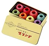 オリムパス レース糸セット エミーグランデ レトロカラーセレクション 5g玉巻き×8色・リーフレット・編み図セット