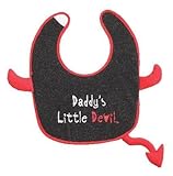 Daddy's Little Devil Bib by Ganz