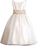 Dreamer P DRESS ガールズ US サイズ: Large カラー: ベージュ