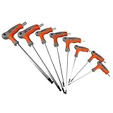 Andux Space T型 六角棒 レンチ ボールポイント 8本セット NLJBS-01