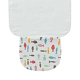 3個ラブリーフィッシュスタイルの赤ちゃんタオル汗吸収25.5x20センチメートル用