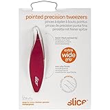 High Quality 10456 Red Pointed Tip Precision Tweezers, Pack of 1