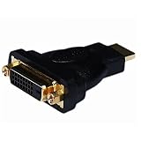 Sherry GC2080　 DVI(24+1 オス)-HDMI(メス) 変換 アダプタ 金メッキ HDMI DVI 変換アダプター