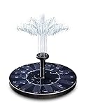 MouJi Solar Power Fountain Pump Water Feature Pool Pump Fountain Garden Pond Decoration ソーラーパワー噴水ポンプ
