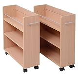 押入れ収納シリーズ『クローゼットラック2個組(SGT-0091)』【JKP】ナチュラル(#9899593)サイズ(1個)：幅61×奥行19×高65.5cm