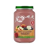 ステージ2瓶リンゴ＆ブルーベリーヨーグルト200グラム (Cow & Gate) - Cow & Gate Stage 2 Jar Apple & Blueberry Yoghurt 200g [並行
