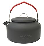 ALOCS(アロクス) キャンピング ケトル 0.8L〔収納ポーチ付〕 【正規品】 CW-K02