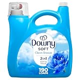 Downy Clean Breeze Liquid Fabric Conditioner (Fabric Softener), 140 fl oz, 190 loads