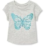 THE CHILDREN'S PLACE(ザ・チルドレンズプレイス) ショートスリーブシークイングラフィックトップ トップス半袖Tシャツ 9～12ヶ月【並行輸入】