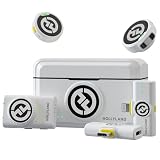 Hollyland Lark M2 USB Type-C-ワイヤレスマイク-ピンマイク-軽量9g-48Khz/24Bit-USB Type-Cシリーズ対応－カメラ／iPhone／Android／PC用マイク-ノイズキャンセリング-300m転送距離-Vlog撮影 (ホワイト）
