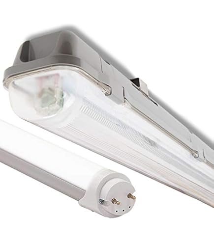 Amazon 40形BUMW 防雨ケース 防水ケース 40W形 40W 40形 40W型 40型 PSE届出済 5000k 2400lm LED 蛍光灯1本付 農業用 防雨 防水 防雪 養豚場 牛舎 養鶏場 シイタケ マイタケ キノコ 摂氏45度 マイナス20度 IP68 ライトバンク LED蛍光灯