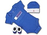 (ジョーダン)Jordan ベビージョーダン 3点セット (0-6M(0～6ヶ月), 紺白赤) [並行輸入品]