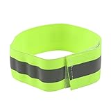 HiCollie 反射ベルト 腕 足首　ジョギング マラソン ランニング ウォーキング 夜道安全ベルト 蛍光反射 大人 子供用 山登り 自転車 散歩 1個入り　ナイトのため 安全反射ベルト アームバン
