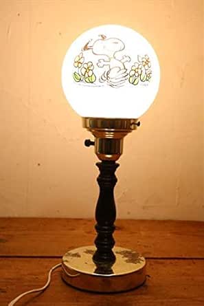 Amazon Co Jp 70s スヌーピー スタンドランプ ヴィンテージ ライト ピーナッツ 照明 アンティーク ホーム キッチン