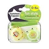 1パック2 Tommee Tippee 0-6 M個のおしゃぶり (ロボット) - Tommee Tippee 0-6 M Soother, 2 per pack (Robot) [並行輸入品]