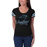 NFL Carolina PanthersオフキャンパススクープWomensジェットブラック M ブラック