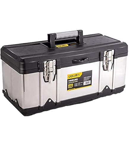 Amazon | トラスコ中山(TRUSCO) ステンレス工具箱 シルバー S