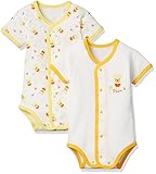 タキヒヨー株式会社 Disney プー2枚組ロンパス肌着 80cm