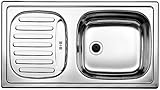 Blanco Blancoflex Miniキッチンシンクステンレススチール、リネン構造by Blanco
