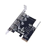 【スモールラボ】PCIE USB3.0増設カード USB3.0ポート×4 4箇所 ペリフェラル電源 (4ポート)