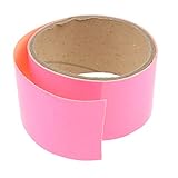 P Prettyia 全３色　車　室内外　倉庫用　反射ステッカー　蛍光反射テープ 　安全警告テープ　道路標識　安全表示 - ピンク