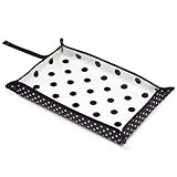 わくわくお食事タイムのベビーランチョンマット・トレイ　polka dot large（off-white）　B0504600　日本製