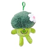 ブロッコリーぬいぐるみ - バッグチャームぬいぐるみ、かわいいキーホルダーアクセサリー、楽しいぬい ぐるみペンダント |クリエイティブ バックパック ハンドバッグ ウォレット チャーム 子供 大人 女性 カップル ギフト 遊び心のある装飾用